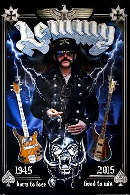 Lemmy, Maxi Poster commemorativo, Legno, Multicolore