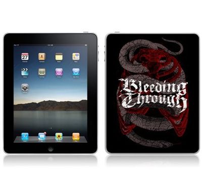 MusicSkins: Bleeding Through Cage Serpent pour Apple iPad