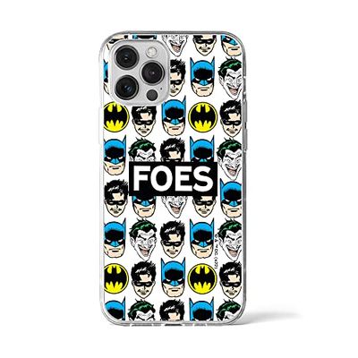 ERT GROUP mobiltelefonfodral för Iphone 12 PRO MAX originalt och officiellt licensierat DC mönster Batman 078 optimalt anpassad till formen på mobiltelefonen, gedeeltelijk transparant