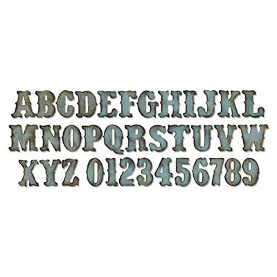 Sizzix Bigz XL Alfabeto Mercado vintage