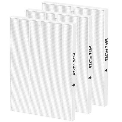 Allisfresh 116130 True HEPA Filtre de rechange H compatible avec purificateur d'air Winix 5500-2 et modèles AM80, lot de 3 filtres HEPA uniquement