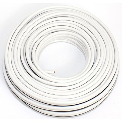 Luidsprekerkabel 2x2,50mm2- audiokabel - boxkabel 2,50mm2-10m wit