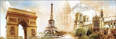 Pro-Art g5104e Cuadro impresión 'Paris' 150 x 48 cm, Multicolor, 150 x 48 cm