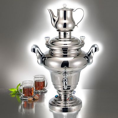 Beem 7105 Samovar Katharina I 15 L 3000W, Dorado, Acero Inoxidable