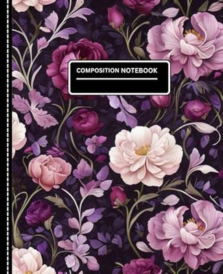 Elegant 100 Page Lined Notebook: Perfect for Daily Journaling, Note-Taking & Inspiration (7.5 x 9.25 in)