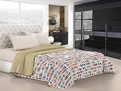 Italian Bed Linen Fantasy Edredón de Verano, Microfibra, Multicolor (Bosquejo), 220x270 cm