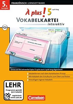 A plus! Vokabelkartei Französisch interaktiv 5. Lernjahr [import allemand]