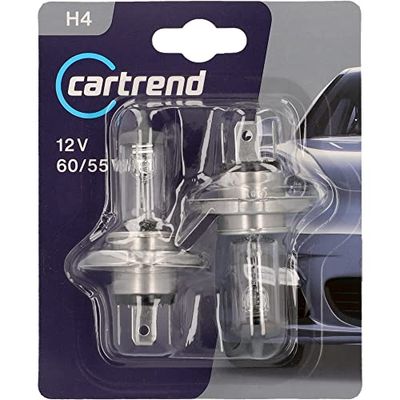 Unitec 77838 Lâmpada H4 para faróis dianteiros (2 unidades, 12 V, 60-55 W, P43t)