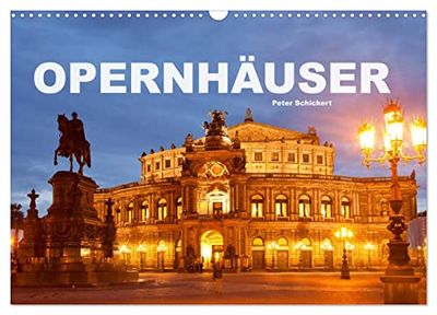 Opernhäuser (Wandkalender 2024 DIN A3 quer), CALVENDO Monatskalender