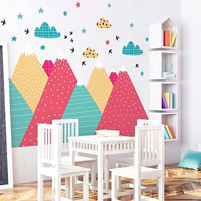 Alenika - Adhesivo decorativo para pared infantil (60 x 90 cm)