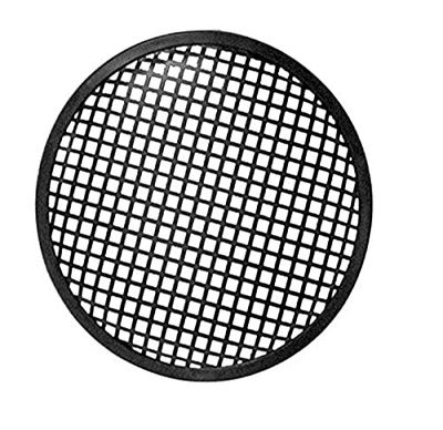 HQ-Power Grille de Haut-Parleur, 8 Pouces, en métal, Noir