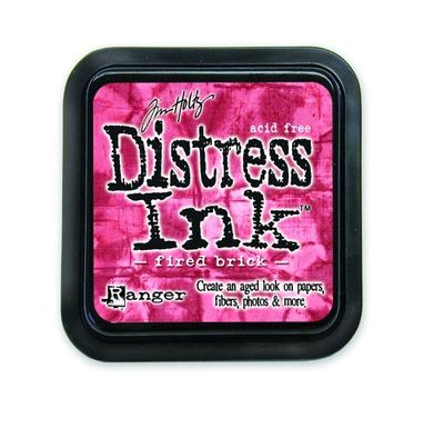 Knorr Prandell -DIS-20202 Tinta Distress Ink Fired Brick. Tim Holtz 31, cor vermelha (Creative Hobbies Group DIS-20202)