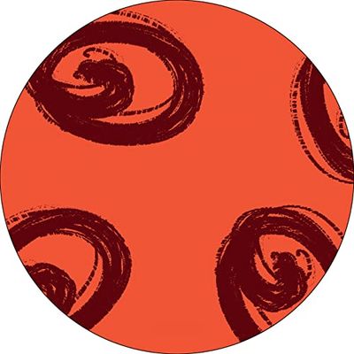 Bonateks, Round Digital Printed Mouse Pad, Non-Slip Base, for Office and Home, Diameter:22cm