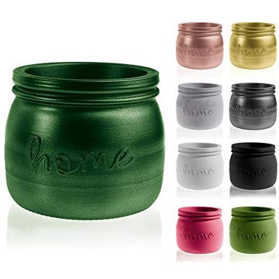CONCRETTE Pot de Fleurs en Ciment - pour la Maison - Diamètre : 11 cm - 17 Couleurs