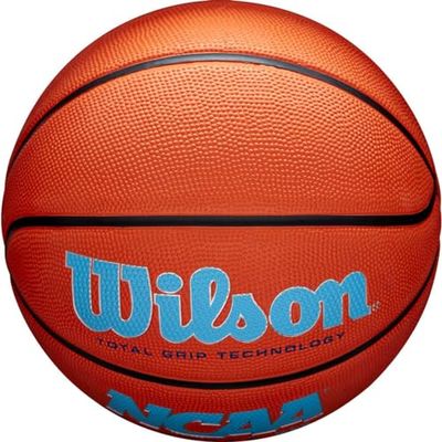 Wilson NCAA Elevate Vtx, Basketball Unisex-Adult, Arancione/Blu, 7