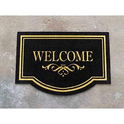 Hanse Home deurmat Welcome zwart, 45x65 cm