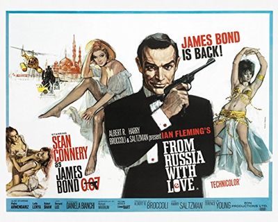 James Bond canvasdruk, meerkleurig, 40 x 50 cm