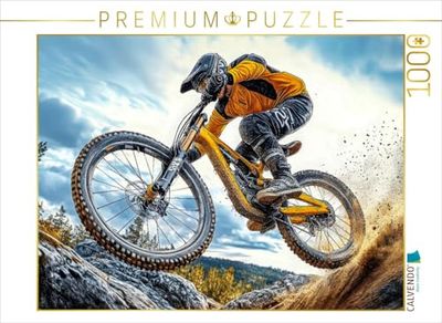 CALVENDO Puzzel Mountainbike | Legformaat cm Foto Puzzel voor gelukkige uren