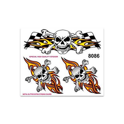 Quattroerre Stickers Skull Trio 14 x 16 cm