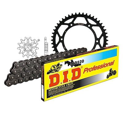 Kettingset DID staal 520/114 clipslot voor Husqvarna SMR 570 cc bouwjaar 2001-2004