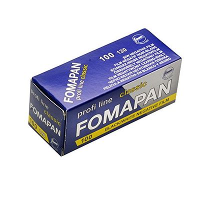 Fomapan negativo de Foma em branco e preto, ISO 100, 35 mm, 36 exposições
