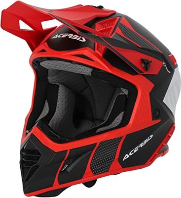 Acerbis Casco X-Track 2206 Negro/Rojo XXL