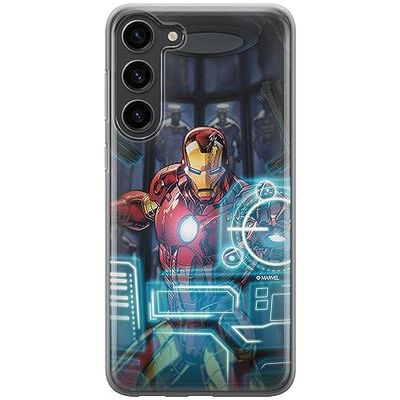ERT GROUP Funda para teléfono móvil Samsung S23 Plus Original y con Licencia Oficial de Marvel con diseño Iron Man 034 Perfectamente Adaptada a la Forma del teléfono móvil, Funda Hecha de TPU
