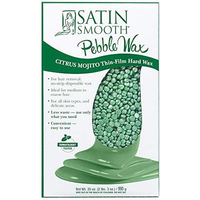 Satin Smooth Citrus Mojito Thin Film Hard Wax For Women 35 oz Wax