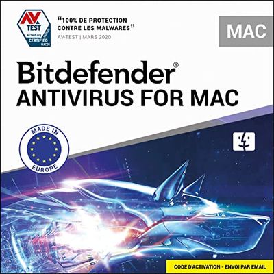 Bitdefender Antivirus | 1 Mac | 1 an | Disc