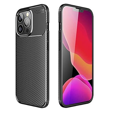 lopolike Hoes voor Galaxy A52s, slanke siliconen hoes met volledige afdekking van zacht gelrubber, schokbestendige beschermhoes voor Galaxy A52s, zwart