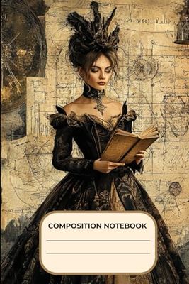 Composition Notebook: "The Enchanted Grimoire: A Vintage Witch’s Notebook for Magic & Spells" Design