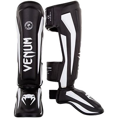 Venum Elite Standup caneleiras, unissexo, preto/branco, tamanho médio