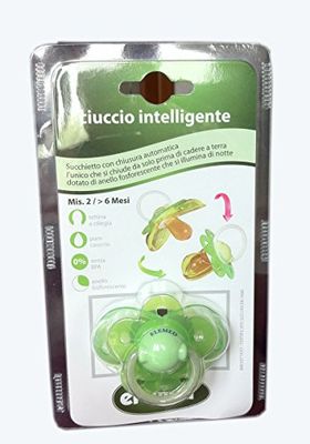 Chupeta inteligente de látex ortodontisches perfil tamanho 2 (através de 6 meses), cor verde