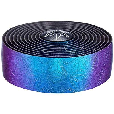 Supacaz Bling Tape Bar Tape Olie Slick w/Ano Zwarte Plugs