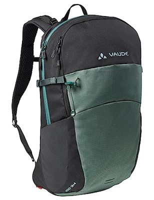 VAUDE Wizard 18+4 Rugzak, uniseks, voor volwassenen, Zwart/Dusty Forest, Eén maat