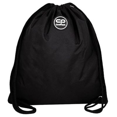 Coolpack Sprint Black, torba sportowa ze sznurkiem dla dzieci, jeden rozmiar, czarny, Taille unique
