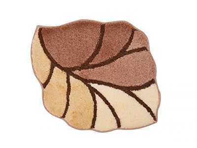 Grund Aosta Tappeto per Il Bagno, Poliacrilico Supersoft, Caramello, 55x50 cm