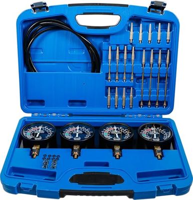 BGS 62670 | Synchronous Carburetor Tester | with 4 synchronous clocks | 29 pcs.