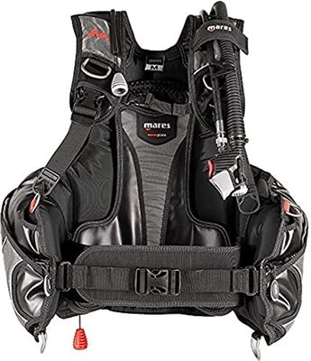 Mares BCD Rock - Jacket Equilibratore per Immersioni, Adulto, Nero/Grigio, XS