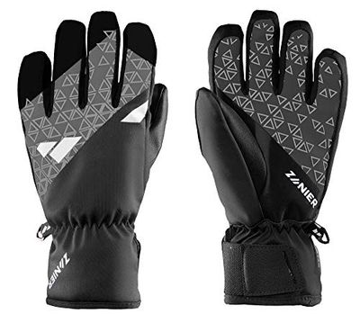 Zanier Unisex Jugend 12078-2000-4,5, guanti neri, 4,5
