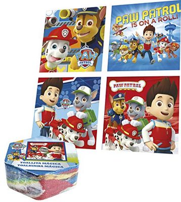 Kids Euroswan Paw Patrol magische handdoeken, meerkleurig, eenheidsmaat