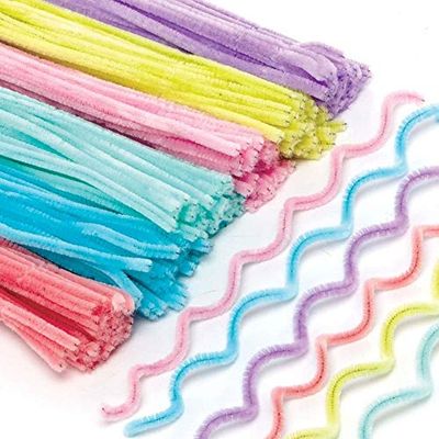 Baker Ross Cure Pipes Couleurs Pastels - Lot de 120, Loisirs Créatifs pour les Enfants (AX696) Coloris Assortis