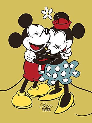 Disney Junior True Love 60 x 80 cm kanvastryck flerfärgad, 60 x 80 cm