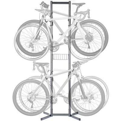 Delta Cycle & Home Cavalletto per bicicletta, unisex, grigio, 2190 x 610 mm