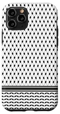 Coque pour iPhone 11 Pro Palestine keffieh Foulard symbole du drapeau palestinien