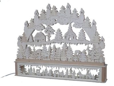 SchwibboLa KB 10–77 erzgebirgischer Double Lumineux électrique 72 x 51 cm 10–77