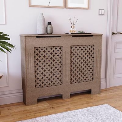 Vida Designs Oxford Radiatorkap ongeverfd traditioneel Onafgewerkt, medium