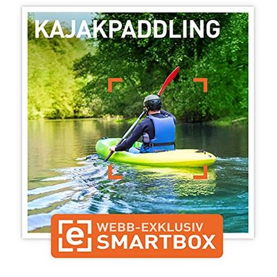 Smartbox - Kajakpaddling - 4 kajakupplevelser - 1 kajakupplevelse för 1 person - present till honom, present till henne