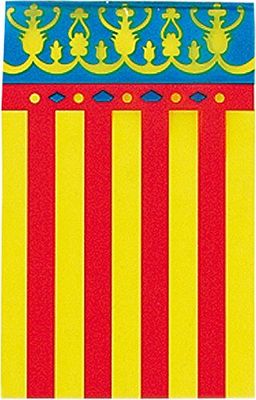 verbetena – Flaga tworzywo sztuczne Valencia 20 x 30 cm, worek 5 x 10 metrów (011200068)