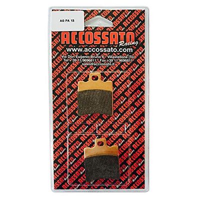 accossato agpa13or-p6621 Pastillas freno, Color Negro, Talla única